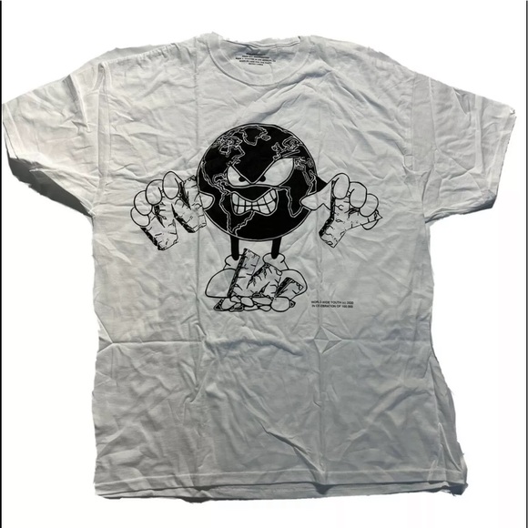 Worldwide Youth WWY ATLAS 100,000 White T-Shirt Size XL New - Picture 1 of 2
